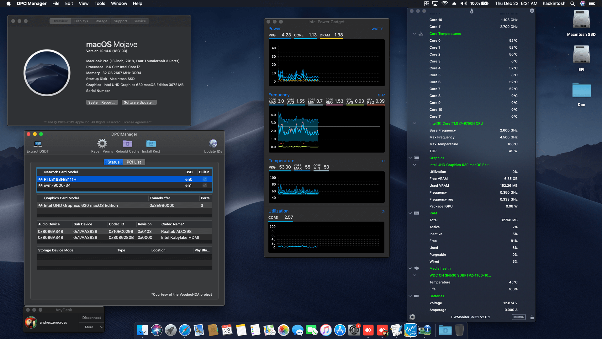 Lenovo Legion Y740 15IRHG [CoffeeLake   Intel UHD 630 + I2C]   OpenCore 1
